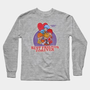 Best Friends Forever Rainbow Brite Distressed Long Sleeve T-Shirt